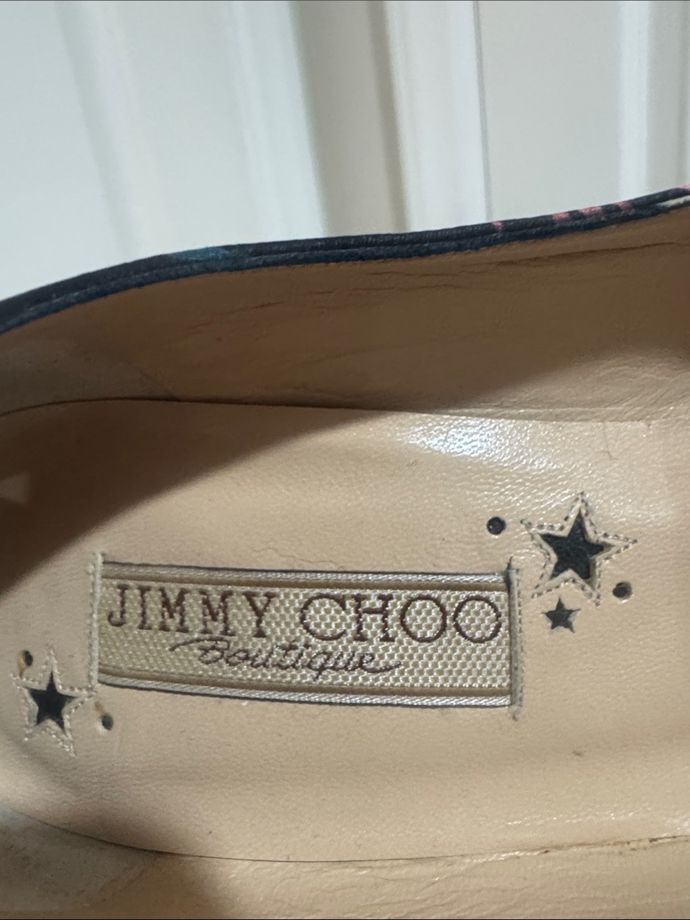 Jimmy Choo/Black Silk Floral Pointed-Toe Pumps/RARE! NEVER WORN! Size 6.5! NWOT! - Picture 9 of 16